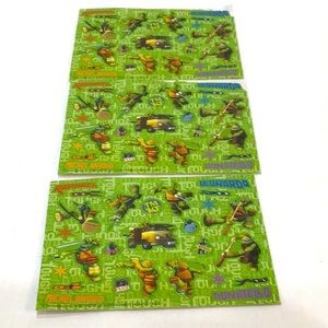 Teenage Mutant Ninja Turtles stickers Three sets unused